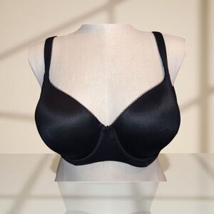 Plus Size Victoria’s Secret Black Lined Demi Bra Size 38DDD